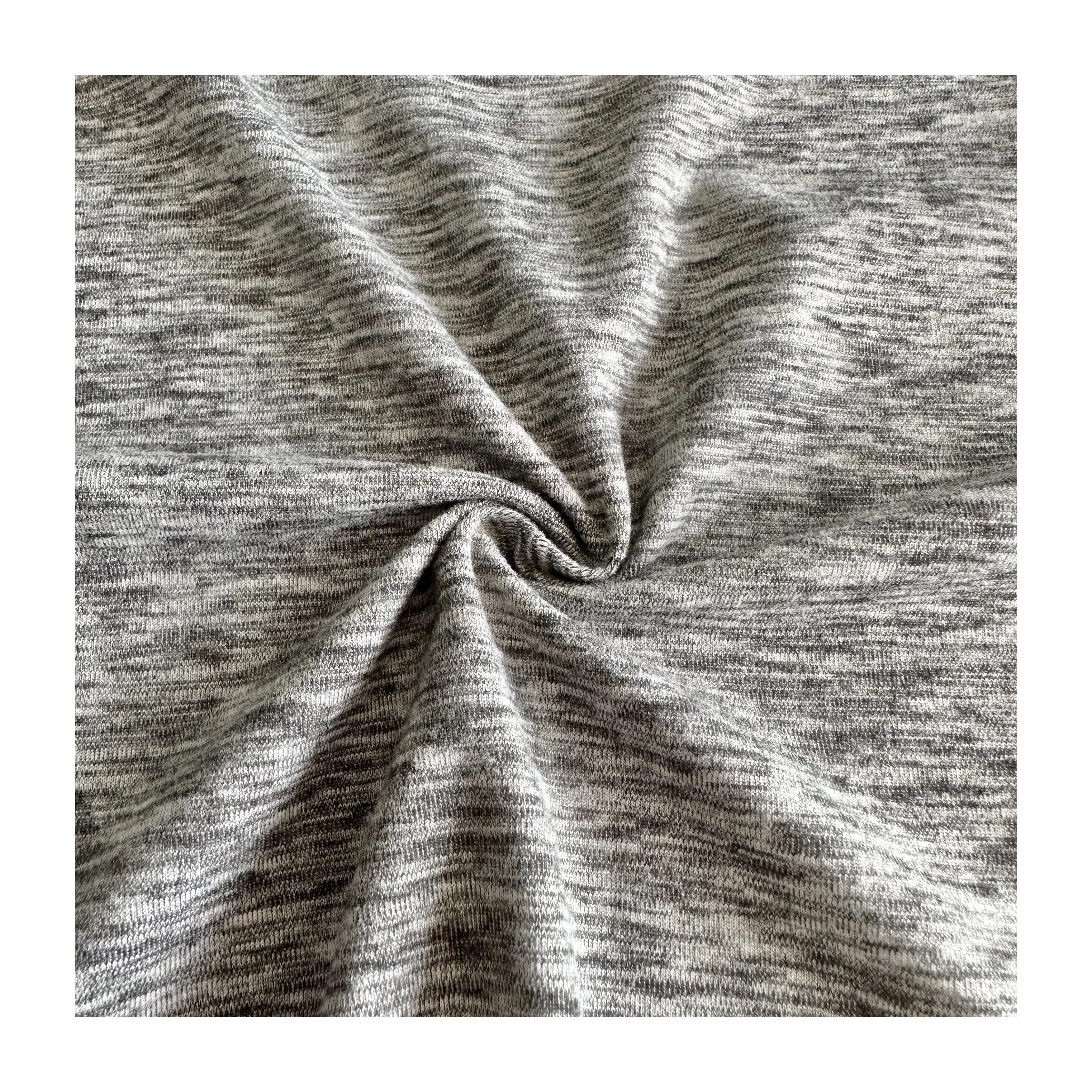 Hot sale peach skin 4 way stretch fabric 90% Polyester 10% Spandex Cationic milk silk knitted fabric for yoga T-shirt