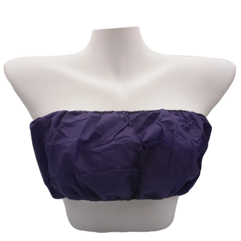 Disposable PP Black Blue Non Woven Fabric Underwear bra and panties for Spa and Beauty Salon