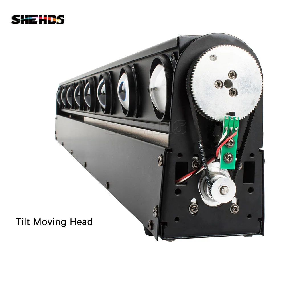 DMX512 8 Eye 8x12W RGBW 4in1 LED Beam Moving Head Bar for Stage Dj Disco KTV Nightclub Stage