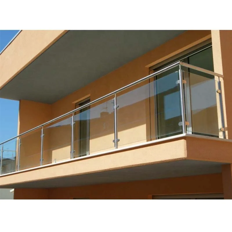 VIKO Top Sale Swimming Pool Round Spigot Glass Balustrade