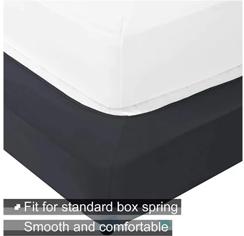 
Whosale for hotel microfiber Box Spring Cover Bed Skirt 