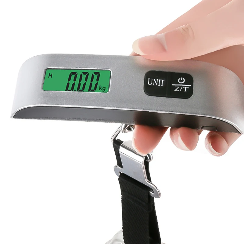 50KG Basculas Digital Mini Weight Machine Weigh Balance Hanging Scales Travel Luggage Scale Portable Electronic Weighing Scales