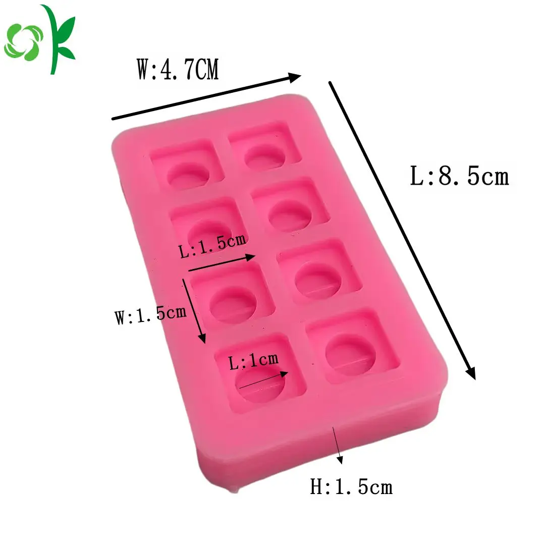OKSILICONE Wholesale Silicone Molds Pill Capsules Molds Round Cylinder Shape Candy Silicone Molds for Resin Making Eco-friendly