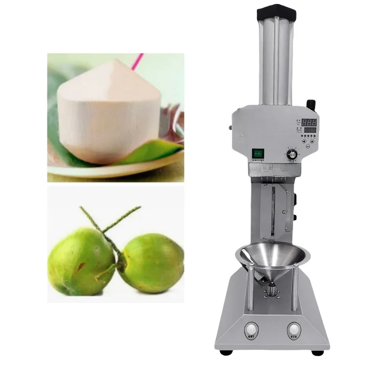 Hot Good Feedback Coconut Peeling Machine Fast Cutting Green For Factory Restaurants