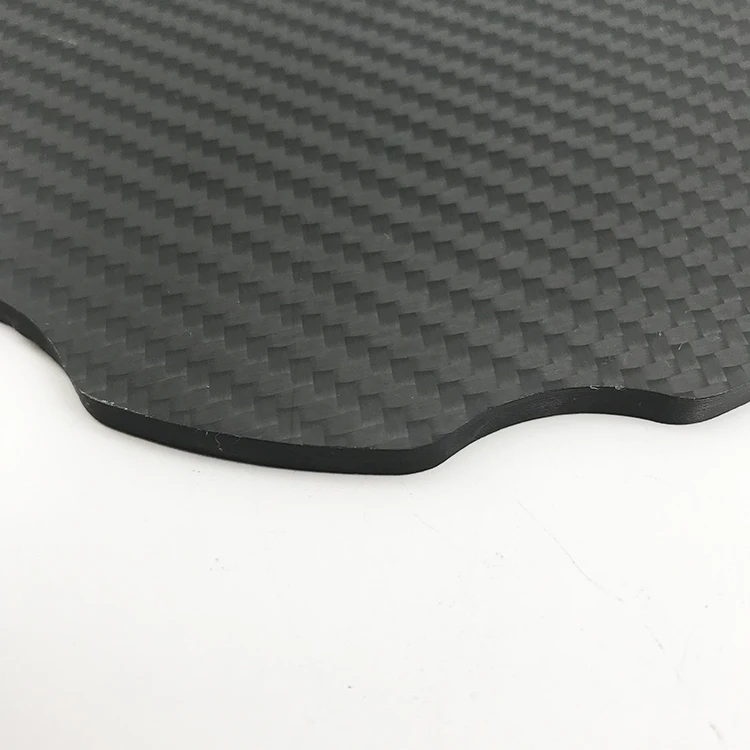 Сделанный на заказ углеродный лист CNC 3 мм для автомобиля