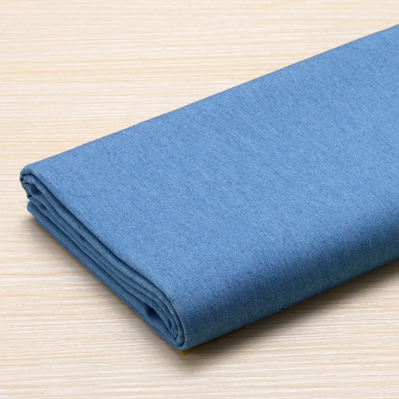 New Wholesale 10.8oz 100%Cotton indigo color rolls of Denim Fabric Good Stretch jeans fabric waterproof Spandex fabric for jeans