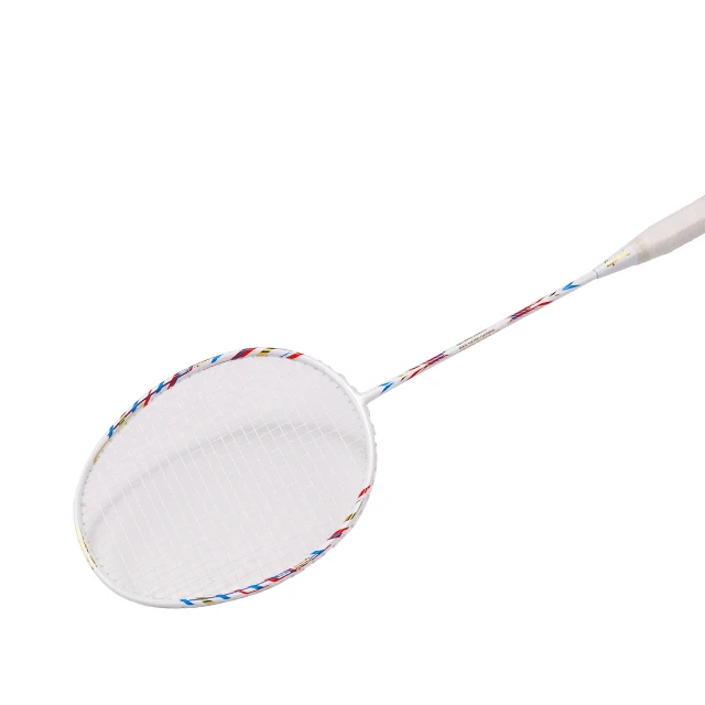 Customized Tension Full Carbon Fiber Badminton Racquet Racket For Outdoor Sports