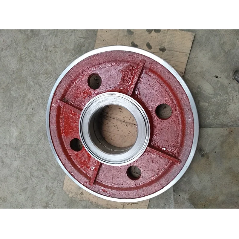 Custom oem large steel channel heavy duty large pulley