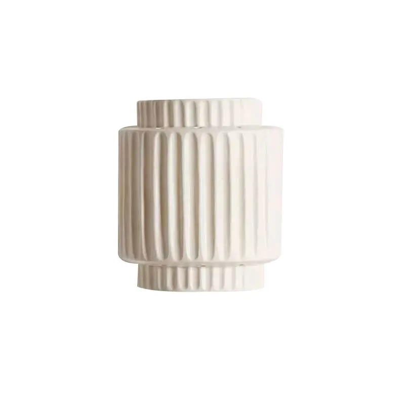 Decorative Creamy White Resin Lamp Modern Wall Sconce Up And Down Wall Light Sconce Wall Lamp for Home Hotel Room Bedside