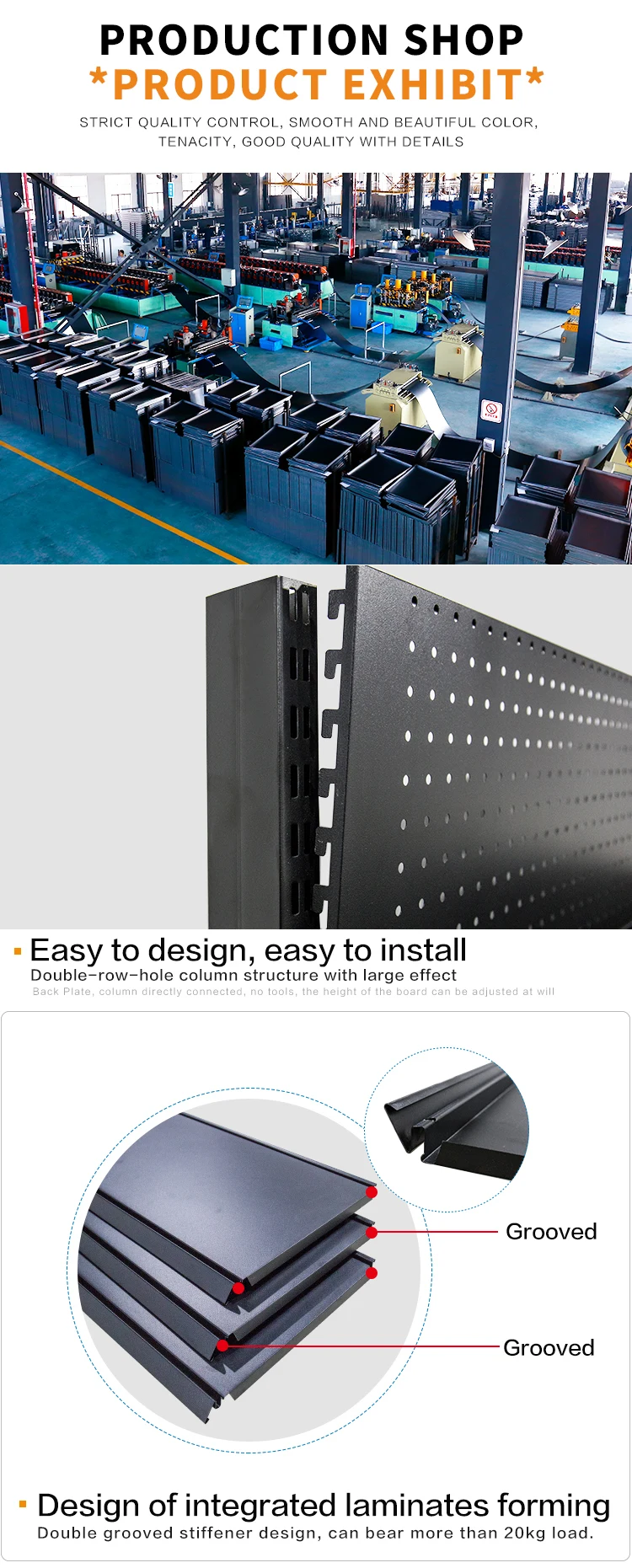 Supermarket Shelf Display Racks for Shops Gondola Shelving