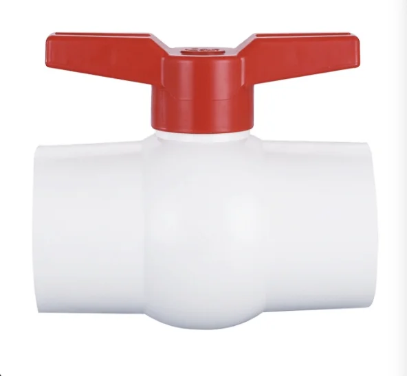 Пластик красный односторонней ручка; белый корпус воды капельная система сад upvc открытый