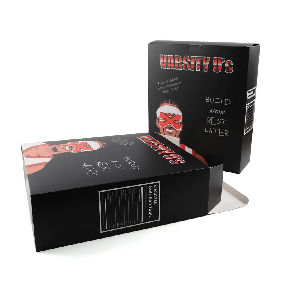 Custom Recycled Cardboard Paper Box Cereal Packaging box display case