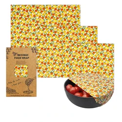 In Stock Bsci  Keeping Food Fresh Reusable Food Wraps Wax Elastic Beeswax Food Weap