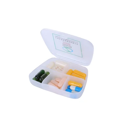 Plastic Medicine Container Holder Box Small Weekly Pill Storage Case Daily Medicine Box For Outdoor Travel