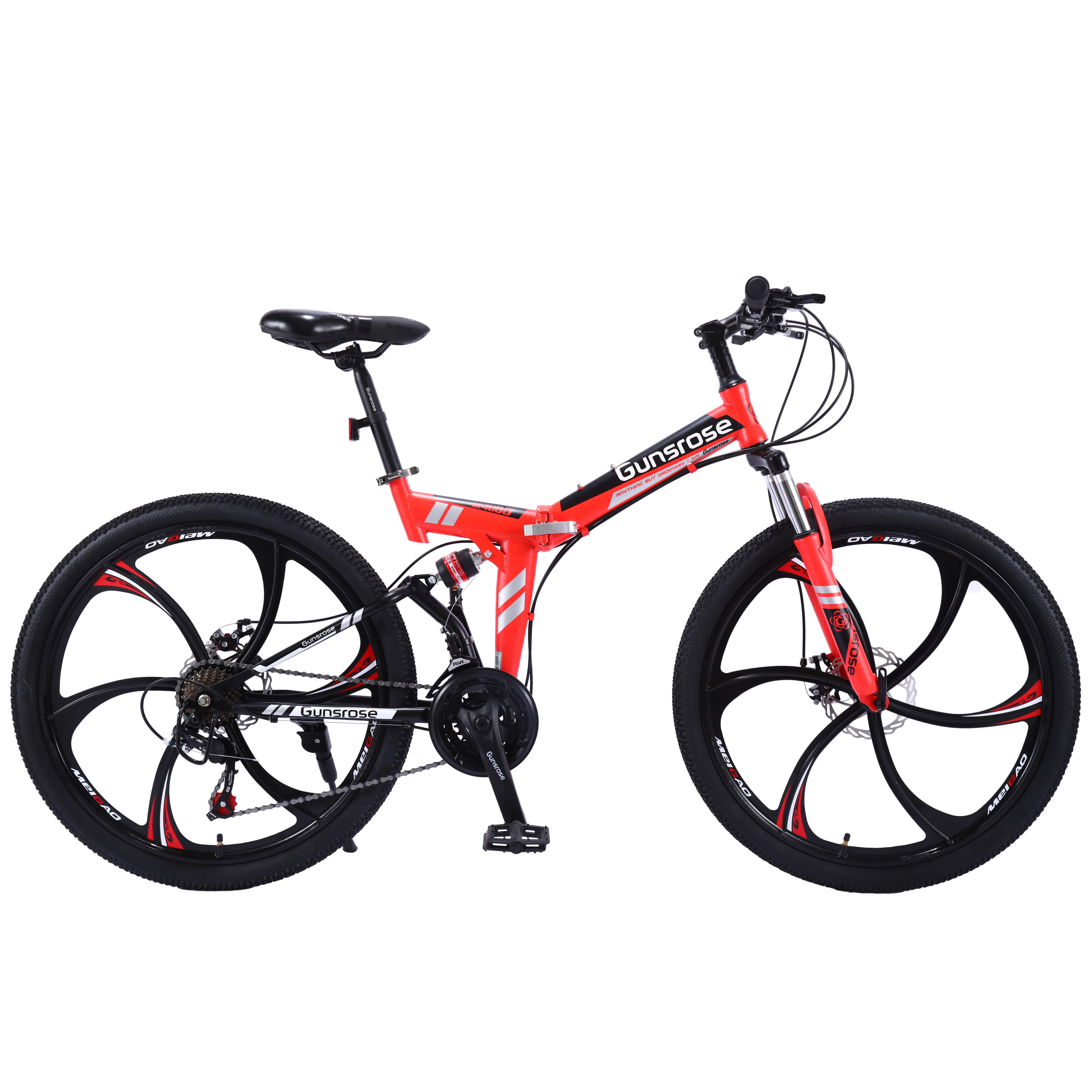 Guangzhou 26 Inch Mountain Bike with Disc Brake and Ordinary Pedal Bike Frame Supported by Force Price