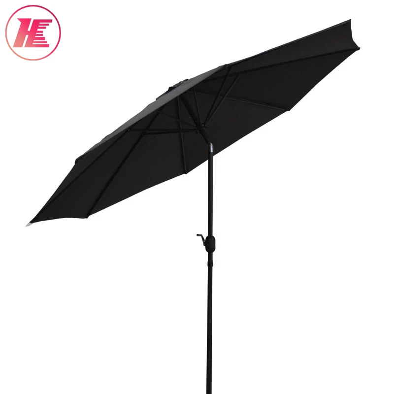 Manufacture Outdoor Garden Courtyard Leisure Sunshade  Sunscreen Hand Folded Telescopic Pillar Sun Umbrella