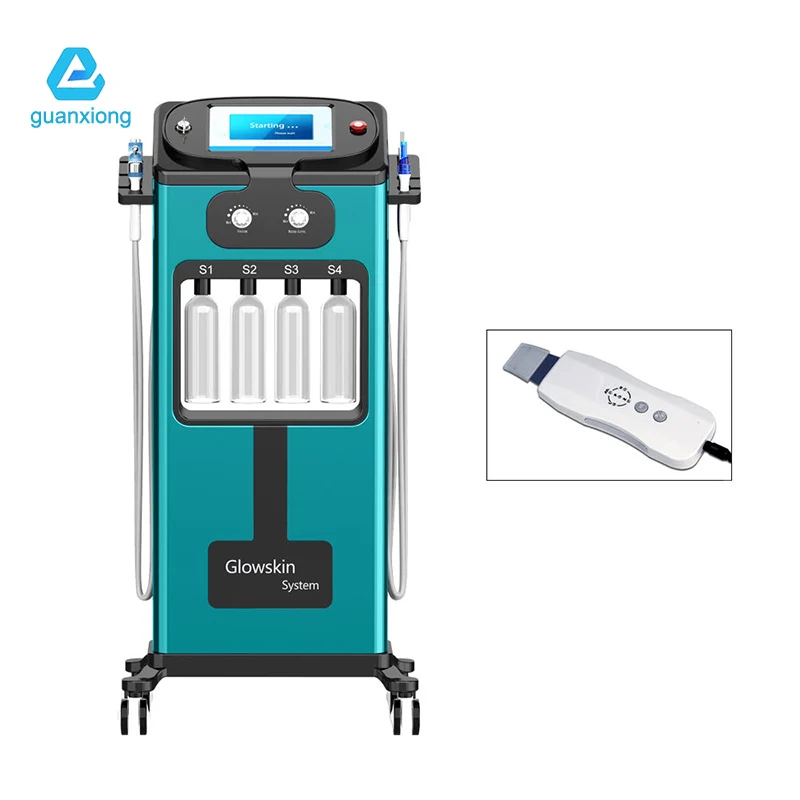 Hot Selling Face Rf Beauty Machine 6 In 1 Water Light Spa Salon Beauty Clean Equipment