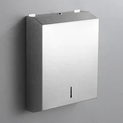 Commercial Wall mount stainless steel anti-corrosion lockable hygiene large paper towel dispenser box