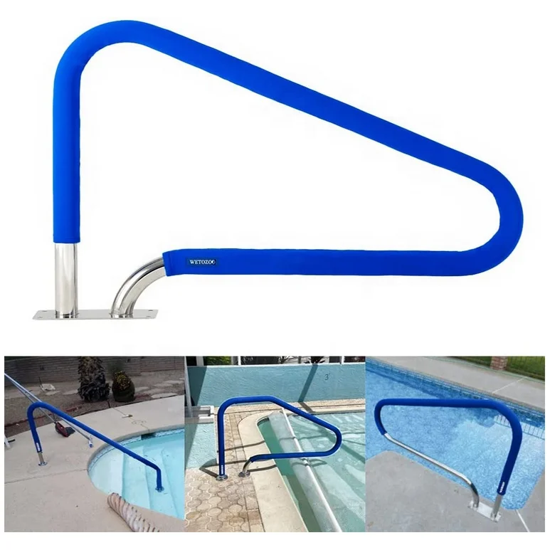 Hot sale custom LOGO Royal Blue soft handrail handrail handrail cover for swimming pool
