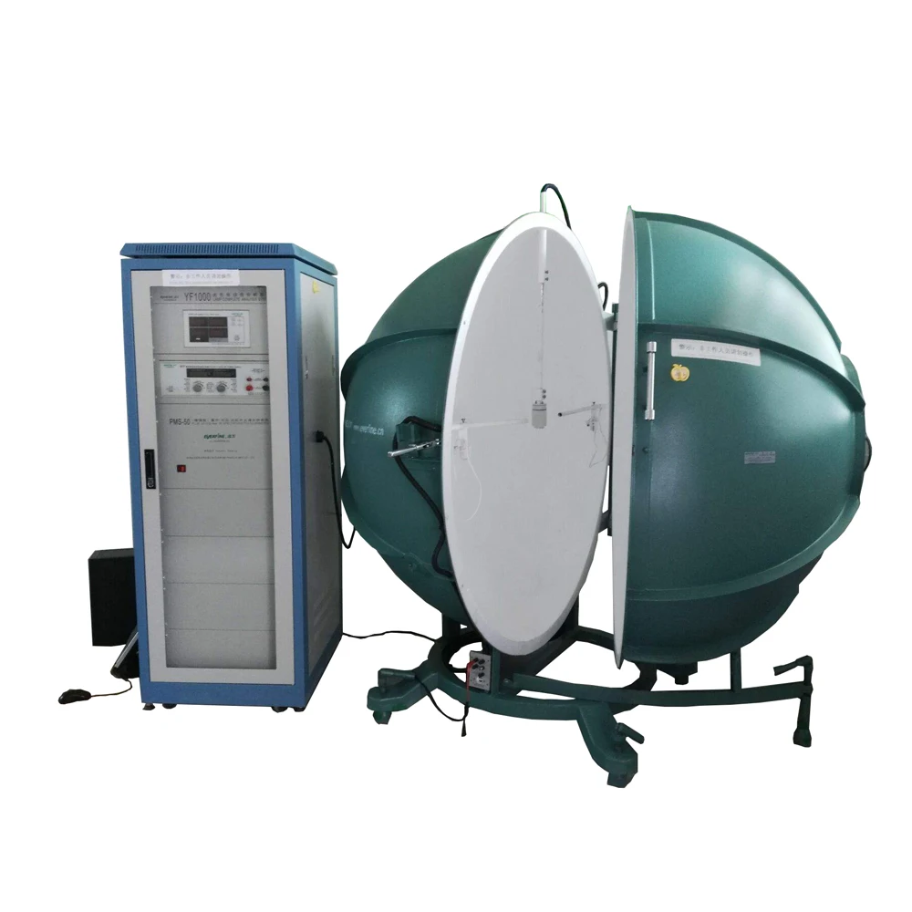 0.3m 0.5m 1.0m 1.5m 1.75m 2.0m  Integrating sphere with cabinet