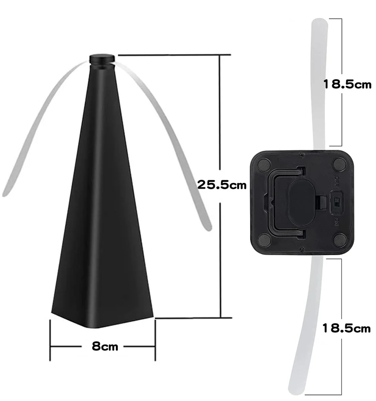 BolerGifts 2024 Drop shipping Fly Repellent Fan for Outdoor Patio Kitchen No Chemicals Keep Bugs Flies Away from Food