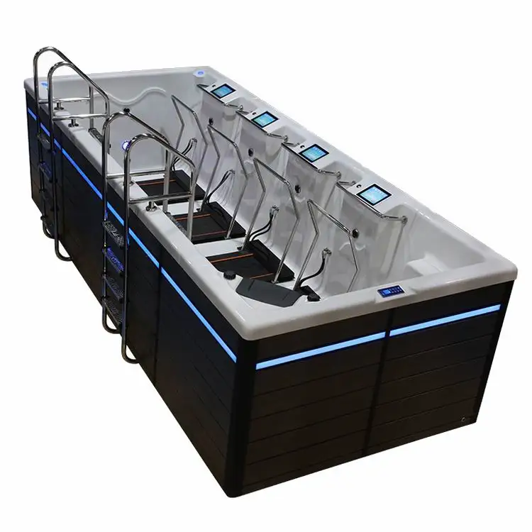 Bigeer 9965 under water running machine with 4 treadmills hydraulic system for gymnasium