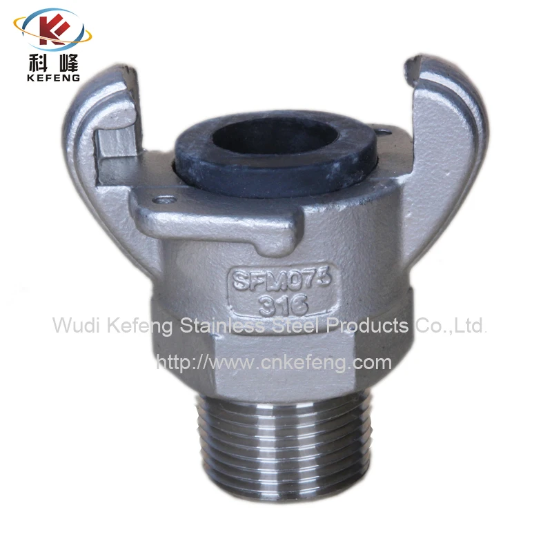hardware products, stainless steel quick coupling, air hose claw fitting female type