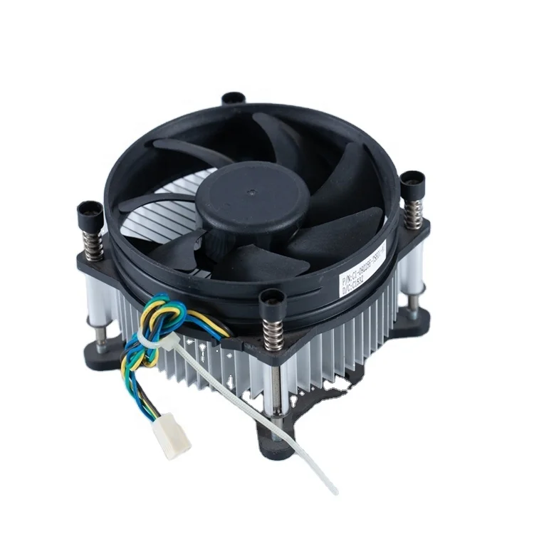 Manufacturer supplies fans for desktop computer cases black air cooler radiator heat sink with fan