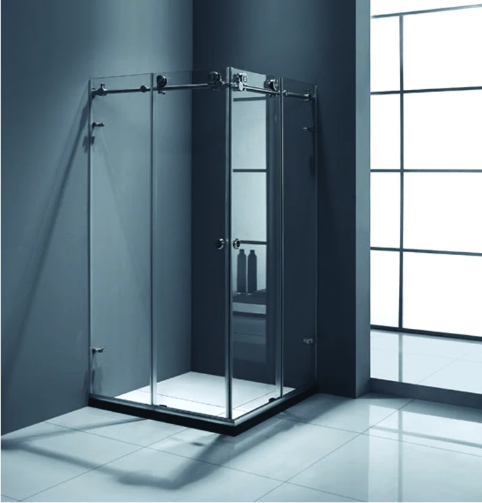 Hot Sale KT8012 Square Sliding Dubai Luxury Bath Glass Bathroom Sex Shower Door
