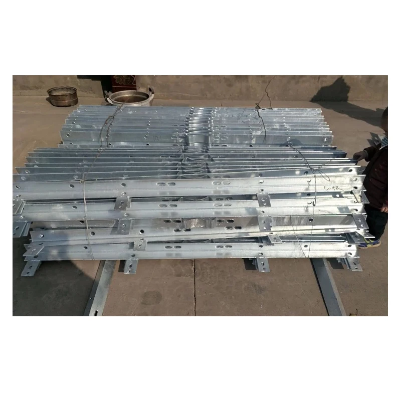 Высокопрочная низкоуглеродистая сталь ASTM A36/A43/Q235/Q355 горячеоцинкованная H-полюсная промежуточная поперечная кронштейн 160x100x10x3000