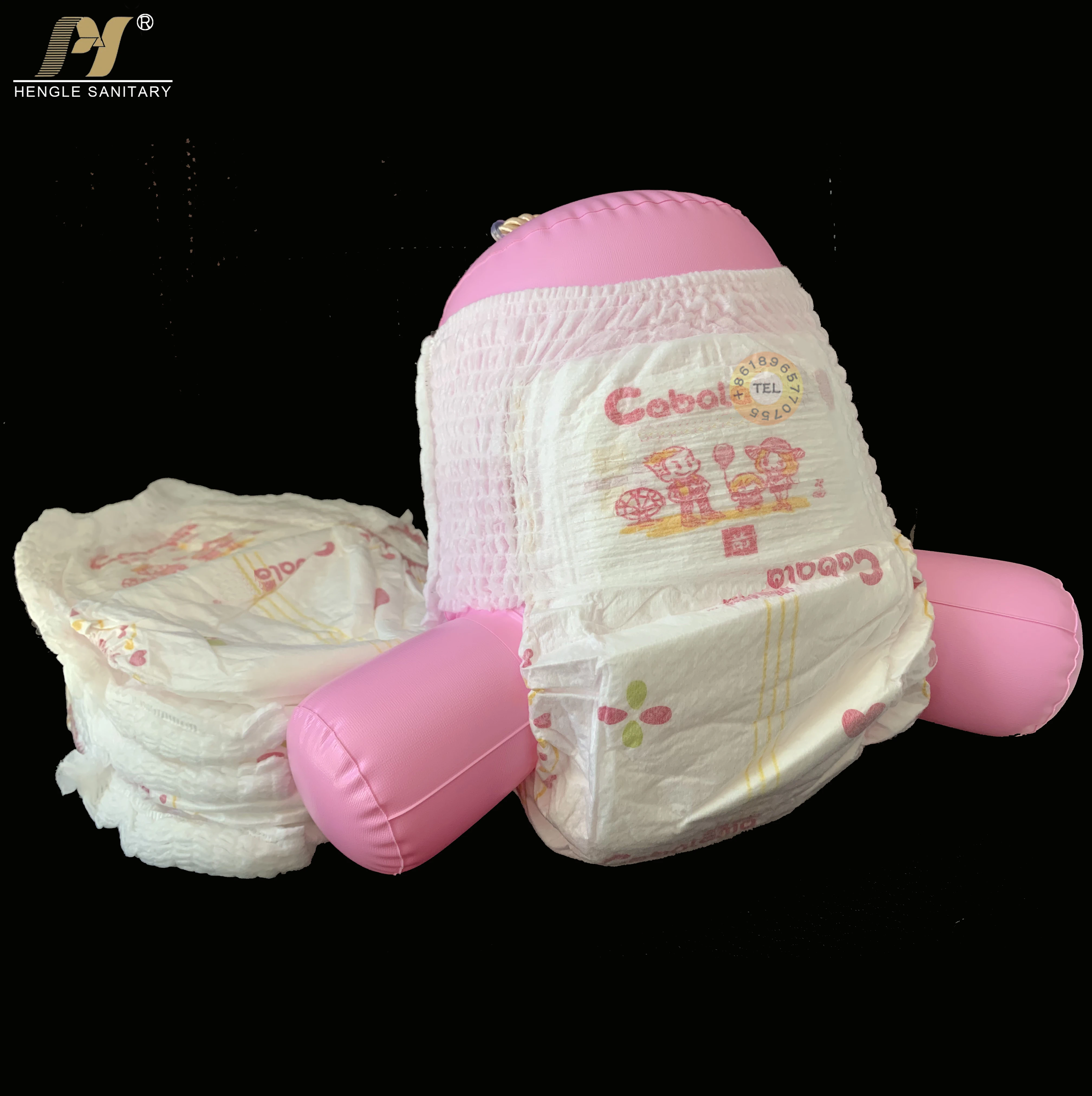 Hygiene products factory wholesale disposable super absorbent baby diapers can be customized free sample