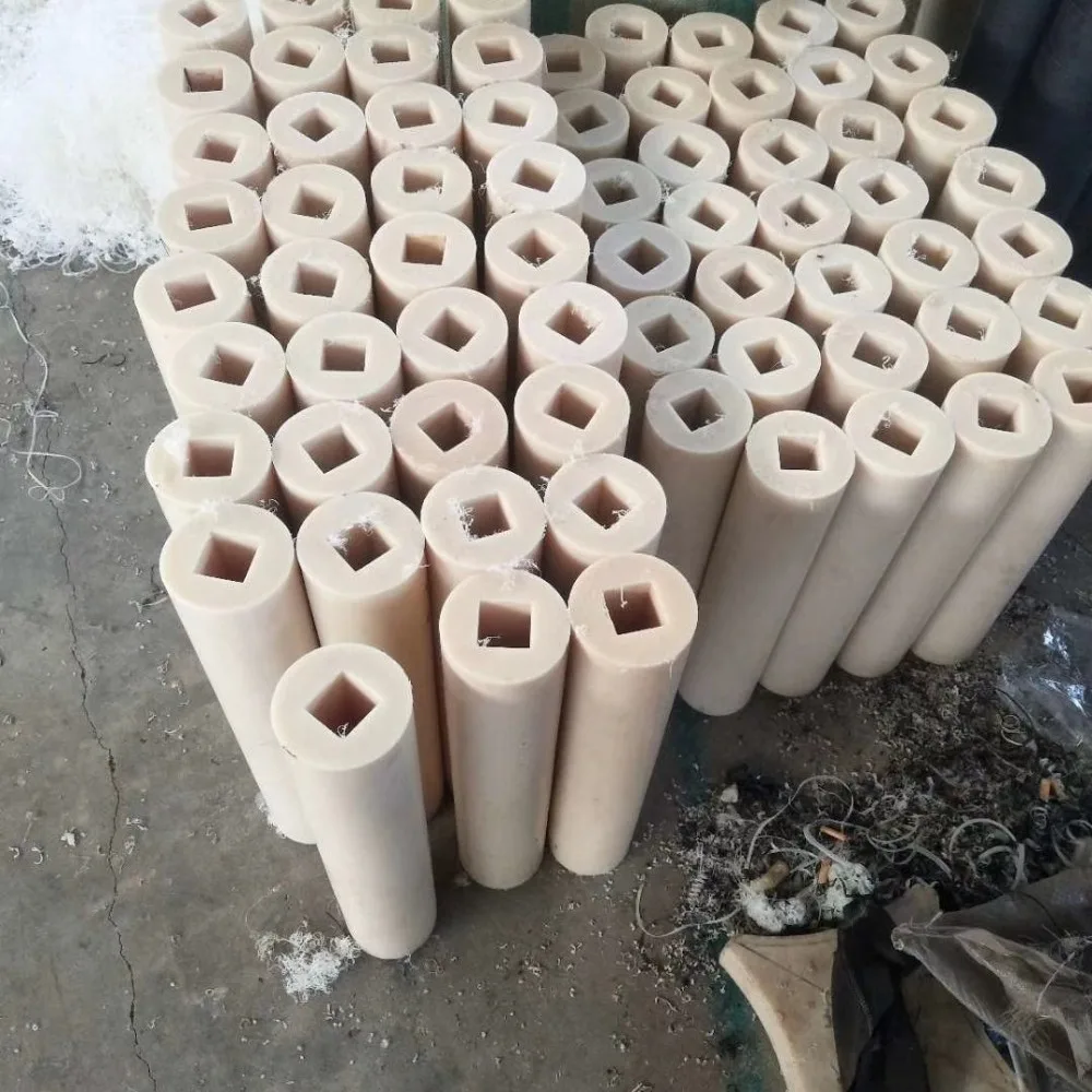 Высокая твердость PE HDPE UHMW белый пластиковый сердечник Экструзионные Трубы для