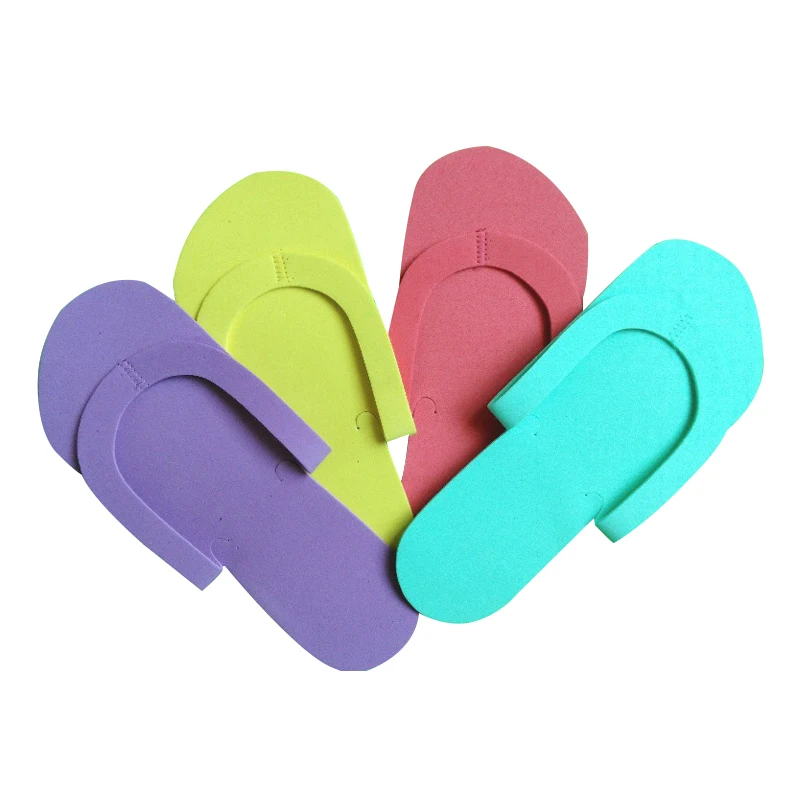 Custom disposable pedicure slippers hotel slippers for nail beauty salon