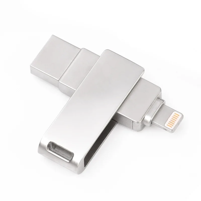 Usb Stick Usb Flash Drive For Iphone Ipad Pendrive 2.0 64gb Usb 32gb 128gb 2 in 1 Pen Drive For ios External Storage Devices