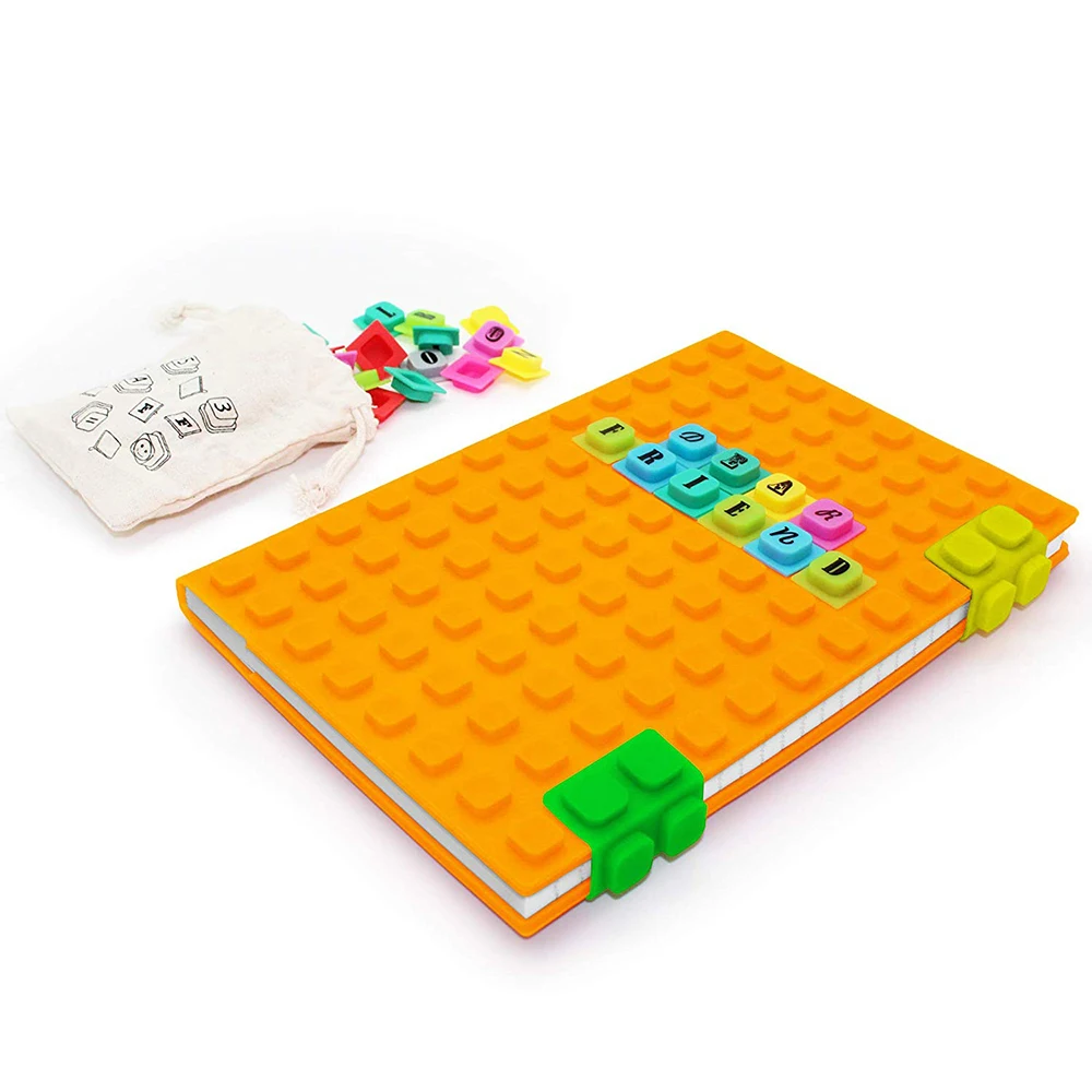 Fashion Popular Premium 2017 Fancy Diary A5 Blank Silicone Cover Notebook