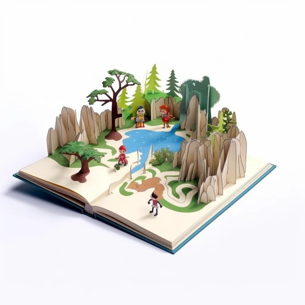 Early Education Printed Books Kids Learning Activities Books Children Art Paper Offset Printing Custom SizePop-up 3D Custom OEM
