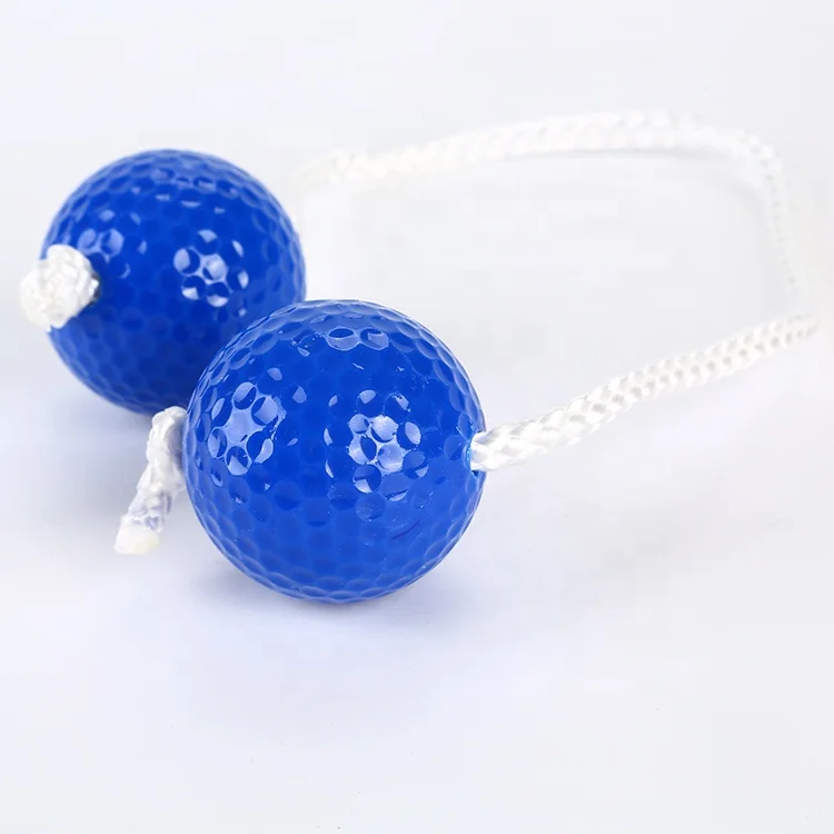 blue and red color 12 pack Best Selling  Beach Set Game Ladder Ball outdoor toss game ladder balls with rope