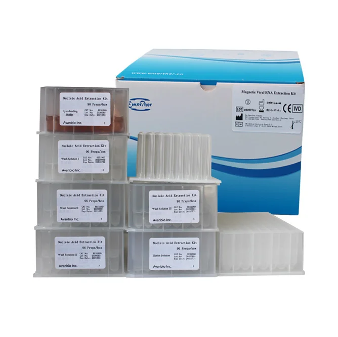 
Magnetic Bead Viral RNA Extraction Kit, 96 Preps, Prefilled Plates 