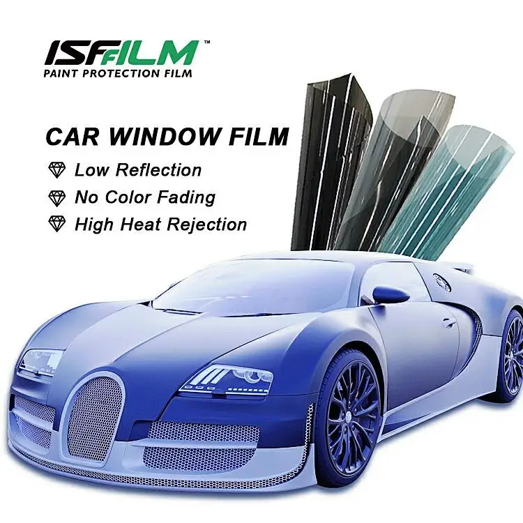 automotive anti-glare carbon nano wholesale privacy solar Cheap windscreen car glass Sun Blocking Window Film sticker