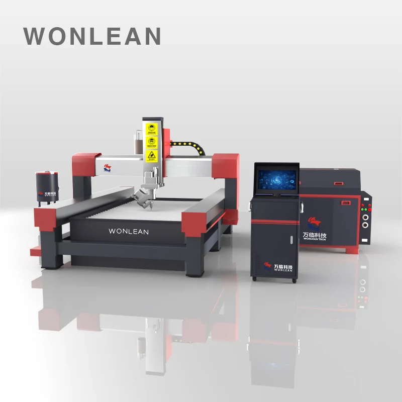 WONLEAN water jet cutting machine ceramic cnc 5 axis waterjet cutter