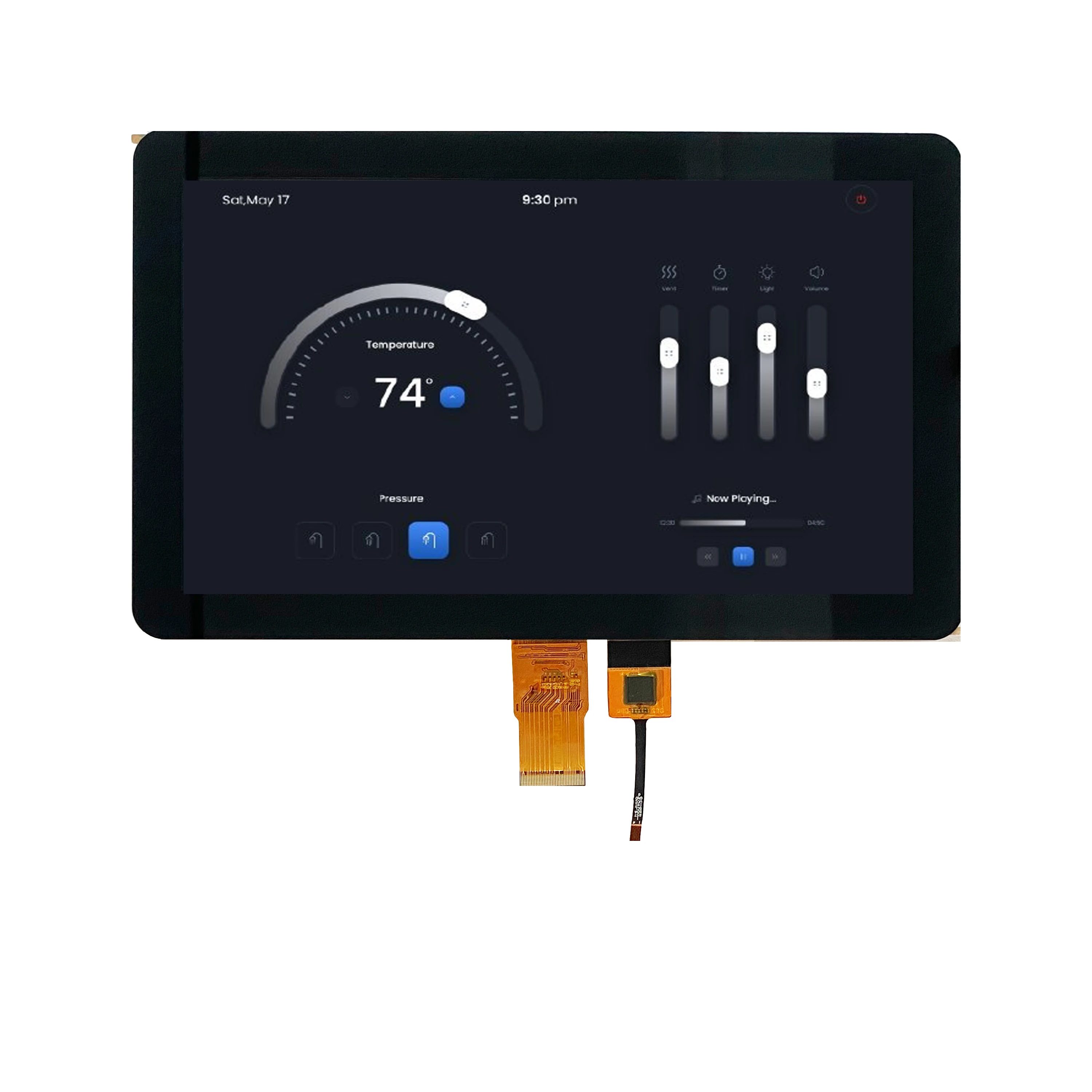 10 дюймовый дисплей 1024x600 разрешение 8bit LVDS дисплей 10,1 дюймов TFT LCD емкостный сенсорный экран