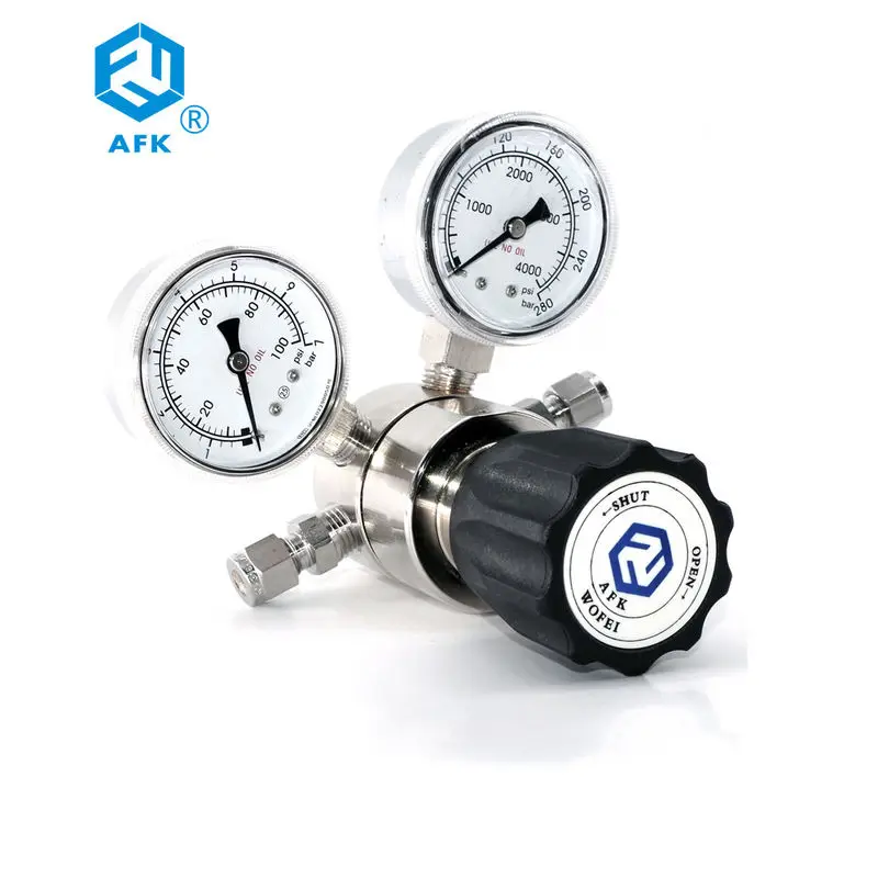 AFK 6000 psi регулятор давления высокого из нержавеющей стали 1/4