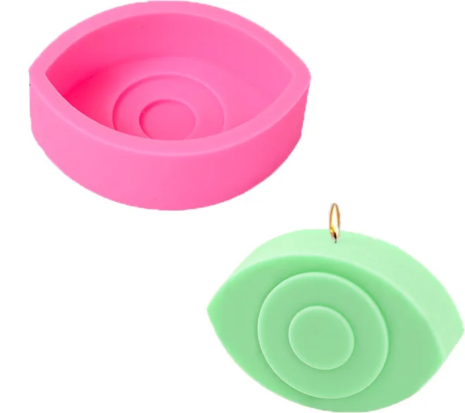 Z105 Home Candle Decor Mold Evil Eye Candle Mold Spooky Creepy Unique Eyeball Silicone Mold