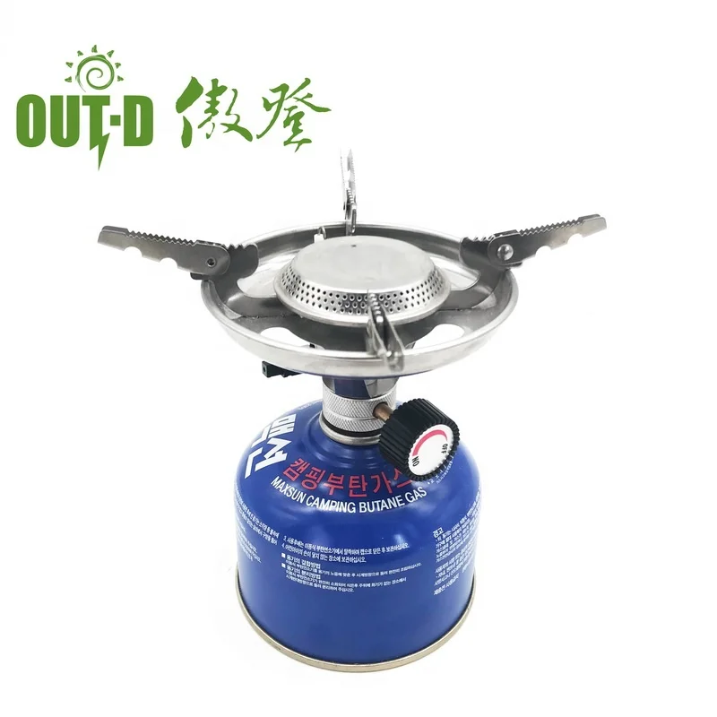 Portable Butane gas stove for larger pot camping stove foldable stove