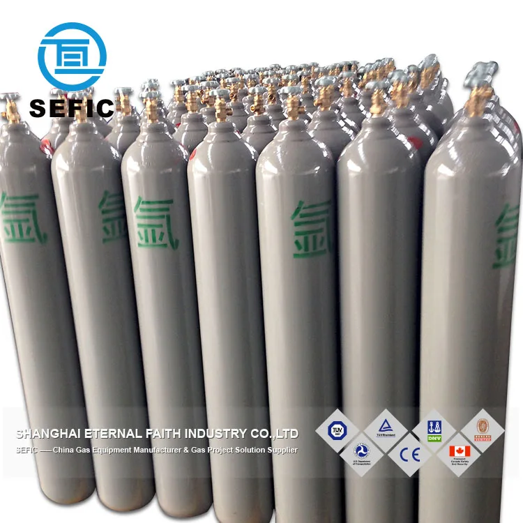 Empty 8L 10L 15L 40L 47L 50L 60L 68L Industrial Steel Cylinder Argon Gas Cylinder