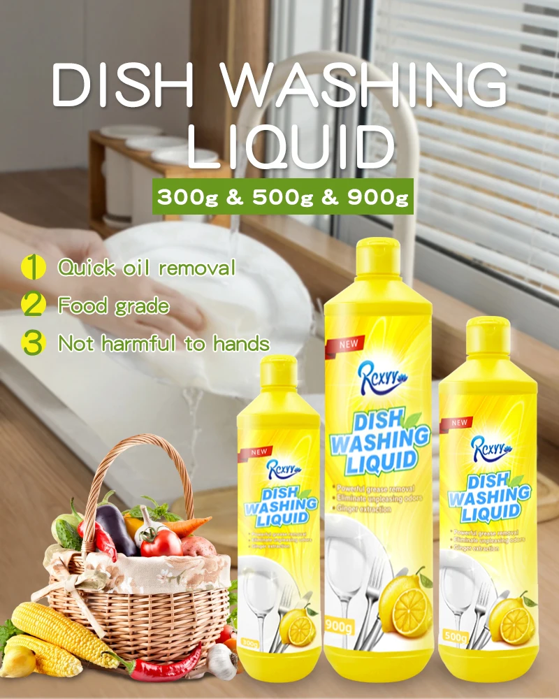 Factory OEM 200L Dish Soap Fine Quality Food Grade Heavy Oil Stain And Grease Remover Lemon Dishwashing Liquid Detergent
