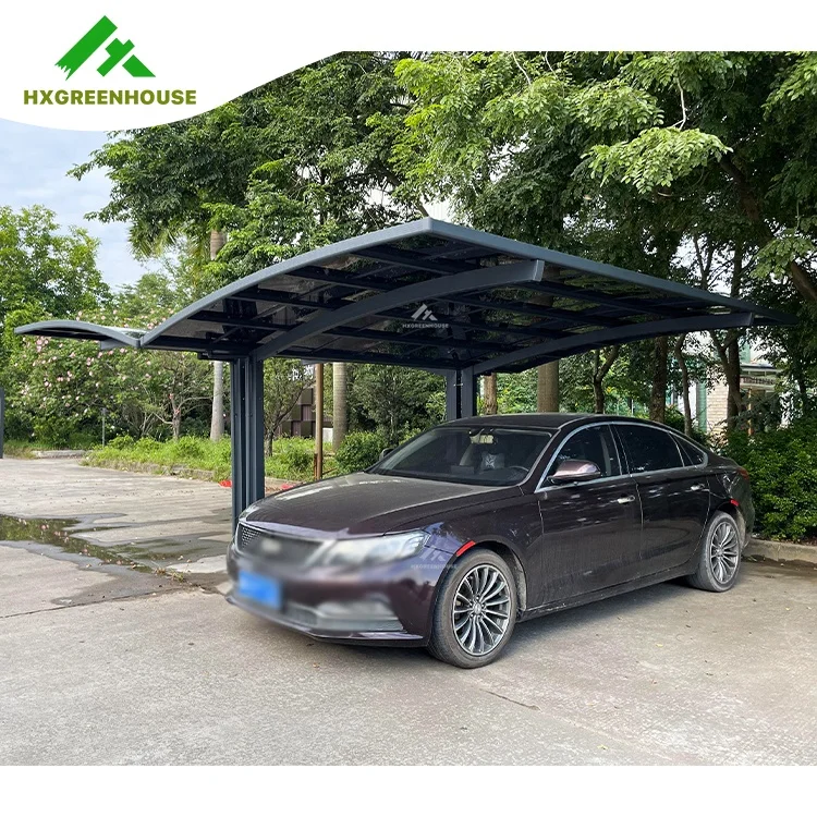 Portable Prefab Car Parking Shelter Garages, Canopies HX115 Modle Homely Aluminum & Carports Metal 6063 Aluminium New China 26mm