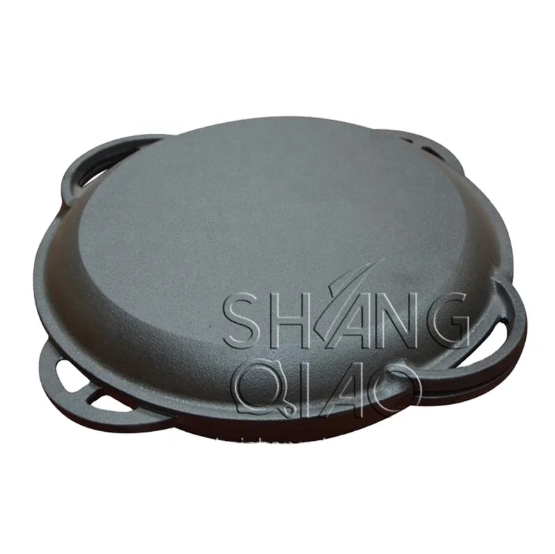 Высококачественная кастрюля двойного использования из предварительно приправленного чугуна и чугунная Казанская