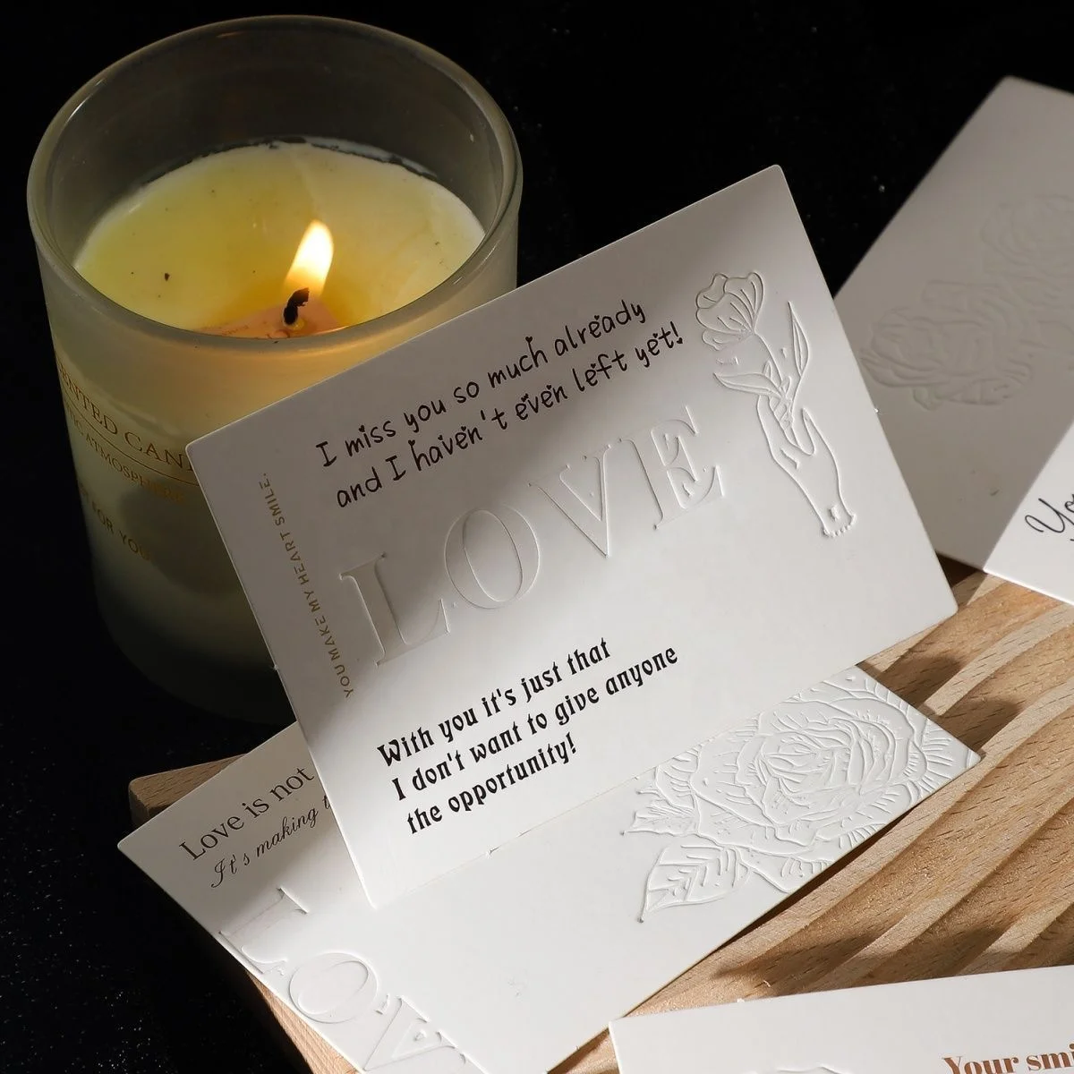 wholesale price paper card greeting custom printed paper product card thank you card