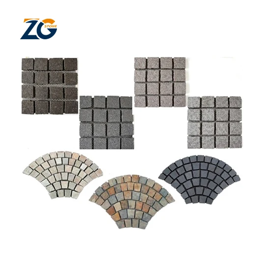 ZGSTONE Driveway Paving Tiles Slab Cladding Granite Slab Natural Stone Paving Tiles Garden Outdoor Landscaping Paver Stone